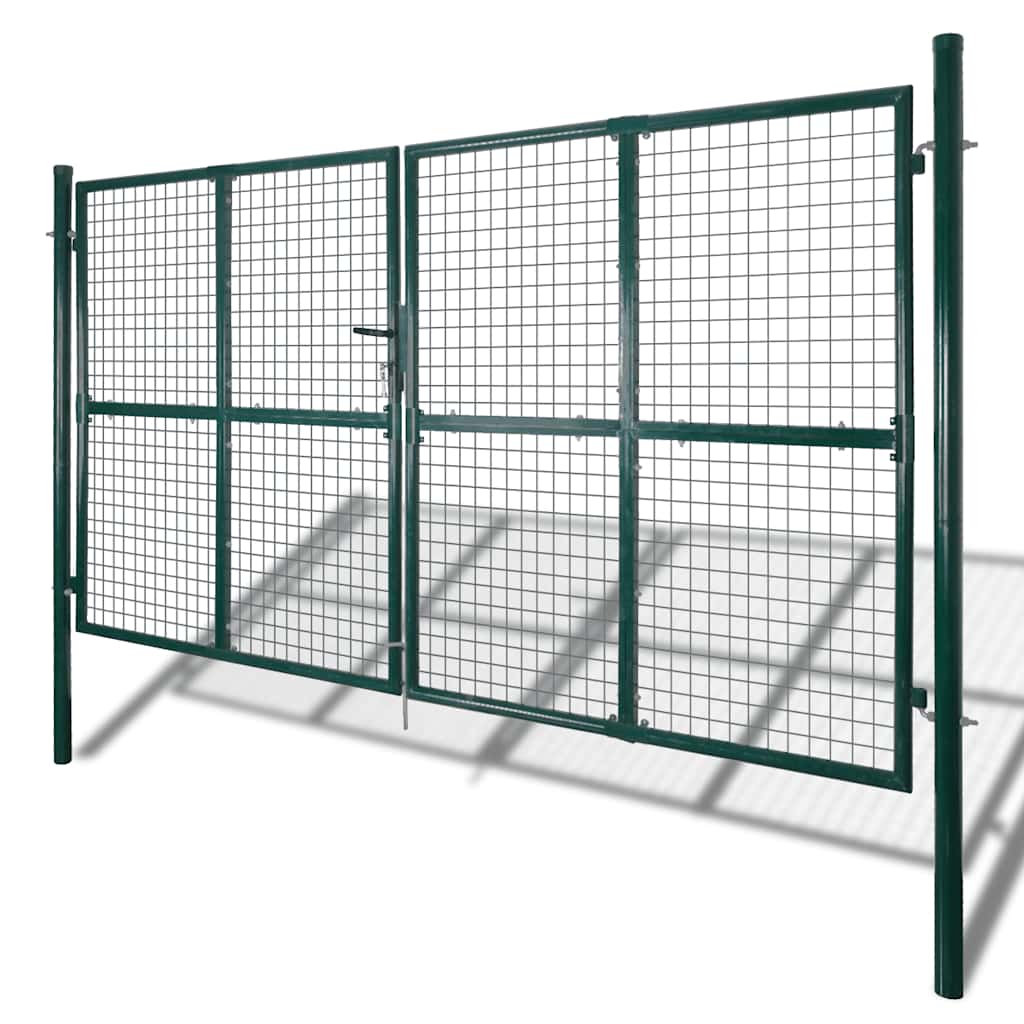 Garden Mesh Gate Fence Door Wall Grille 300x175 cm