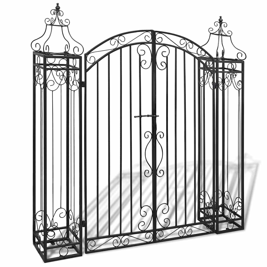 Ornamental Garden Gate Wrought Iron 122x20,5x134 cm