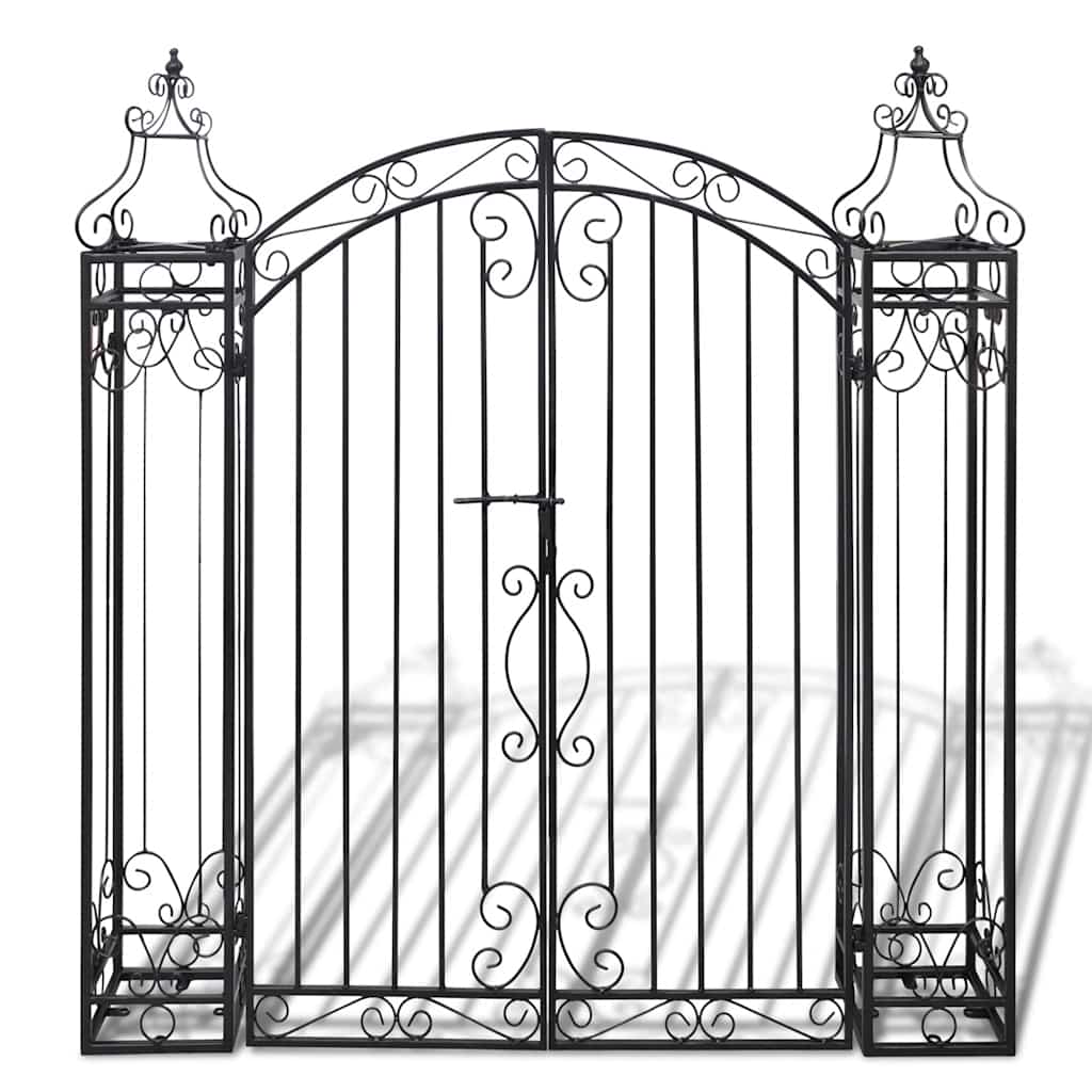 Ornamental Garden Gate Wrought Iron 122x20,5x134 cm