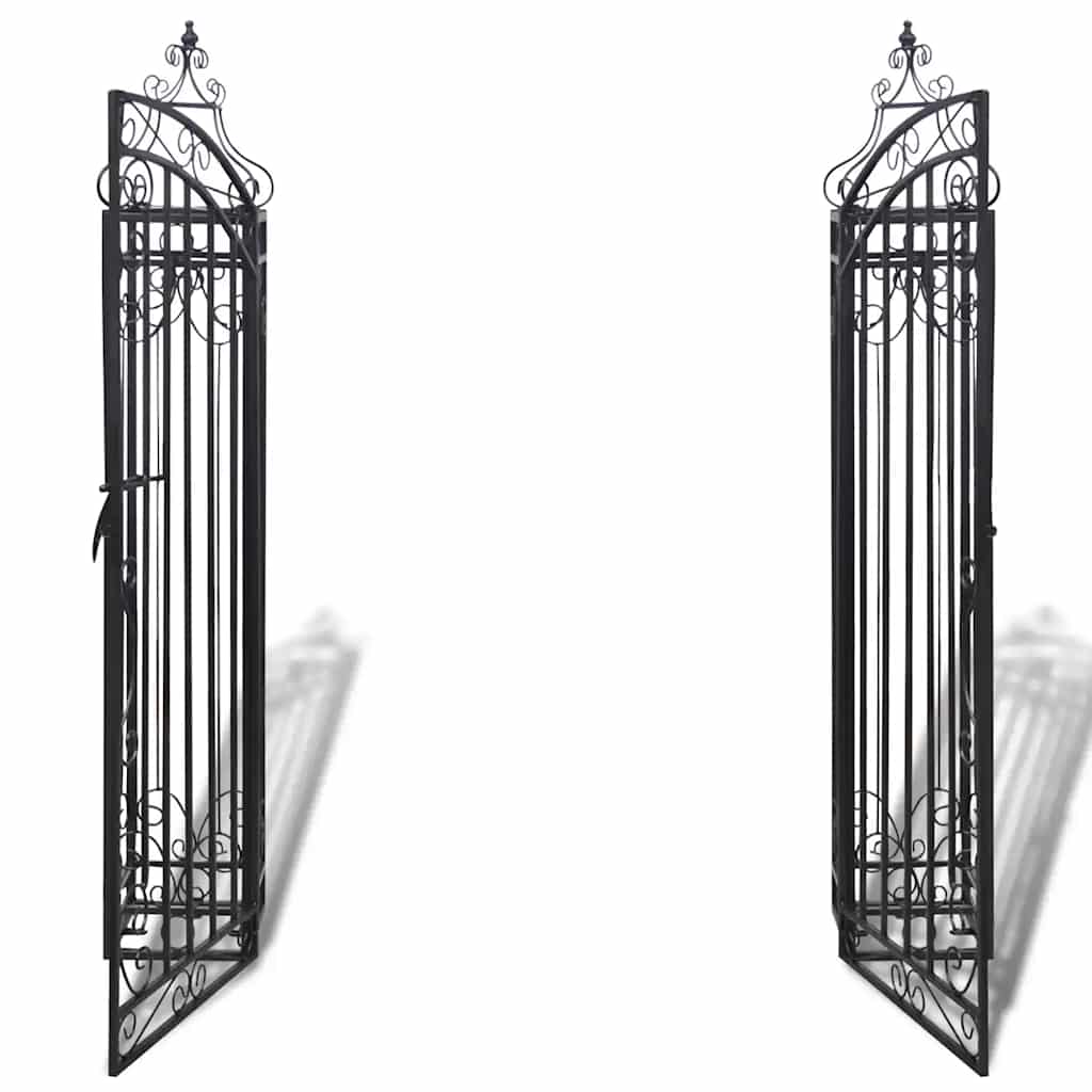 Ornamental Garden Gate Wrought Iron 122x20,5x134 cm