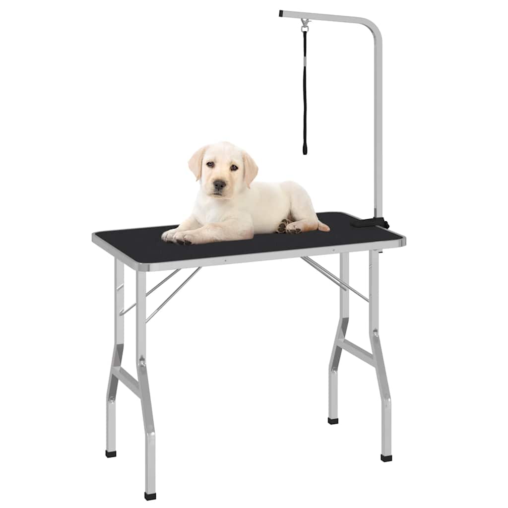 Grooming Table | Black | MDF with rubber surface | Large