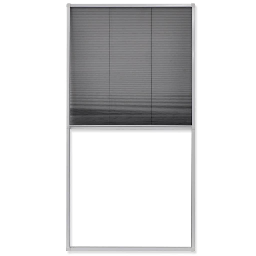 141129 vidaXL Plisse Insect Screen Window 80 x 160 cm