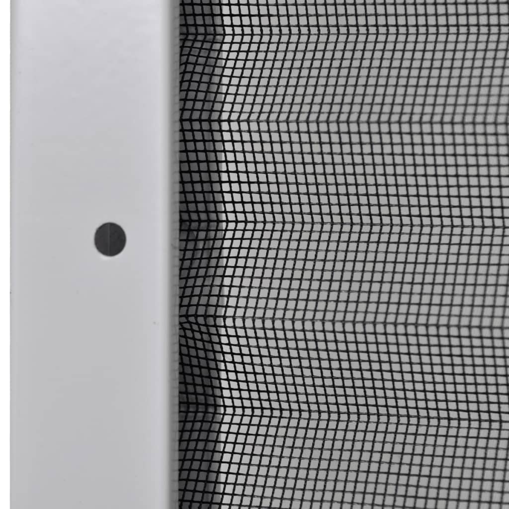 Insect Plisse Screen Window Aluminium 160 x 80 cm with Shade