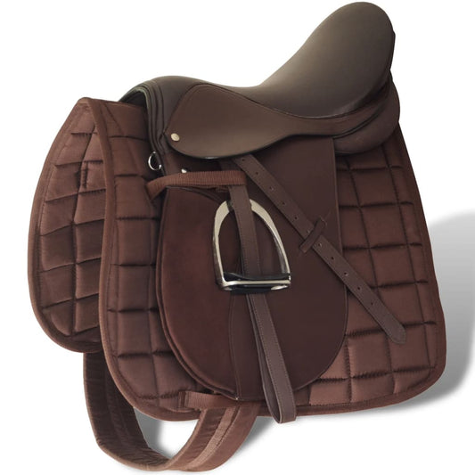 Saddle | Brown | Real Leather | 17.5 inches | Saddle | Other