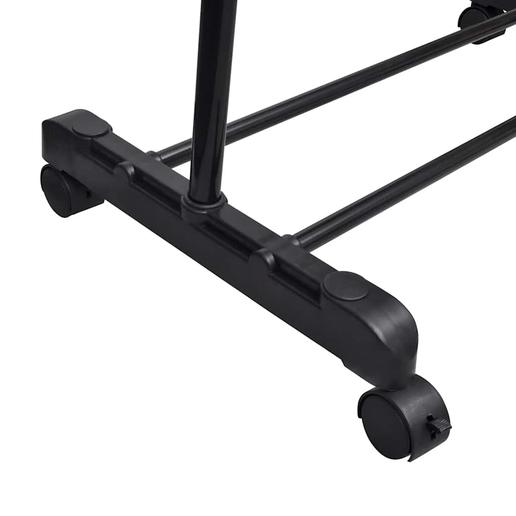 Clothes Rack | Set of 2 | Black, Silver | Stainless steel, PP plastic