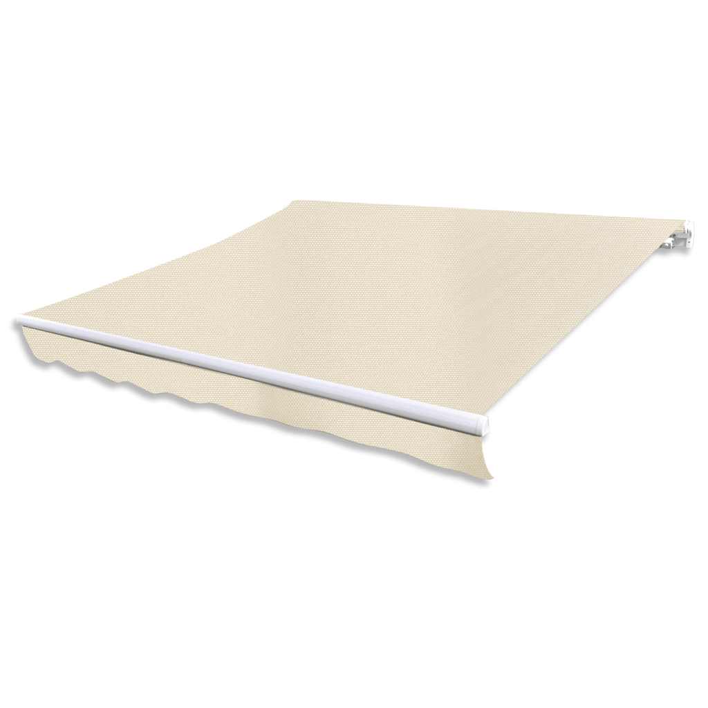 Manual Awning 3 x 2.5 m Cream 100% Polyester