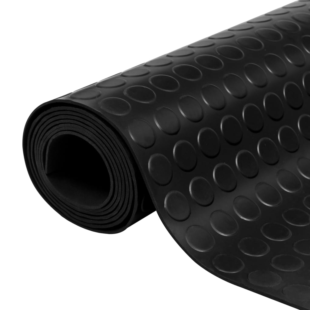 vidaXL Floor Mat Anti-Slip with Dots 5 x 1 m Rubber