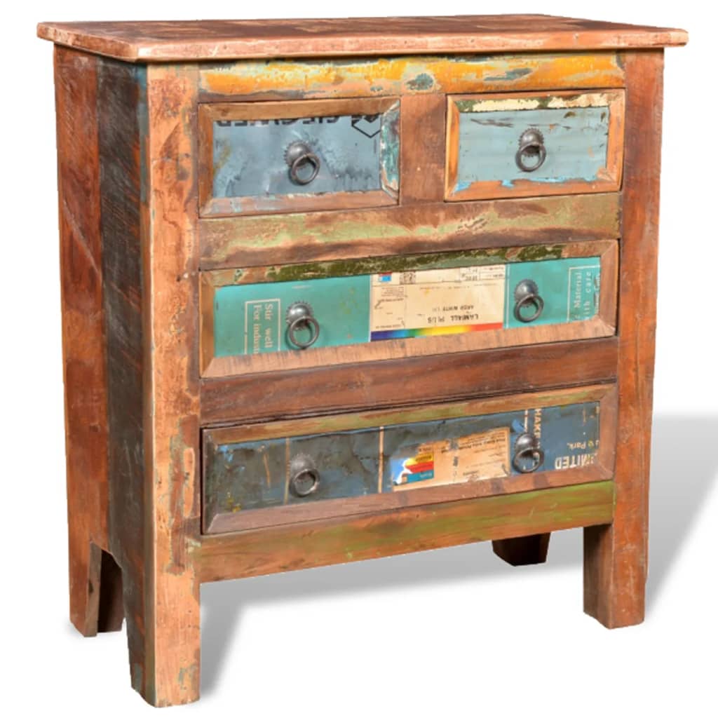 Vintage Cabinet | Multicolour | Reclaimed solid wood | Medium | Storage