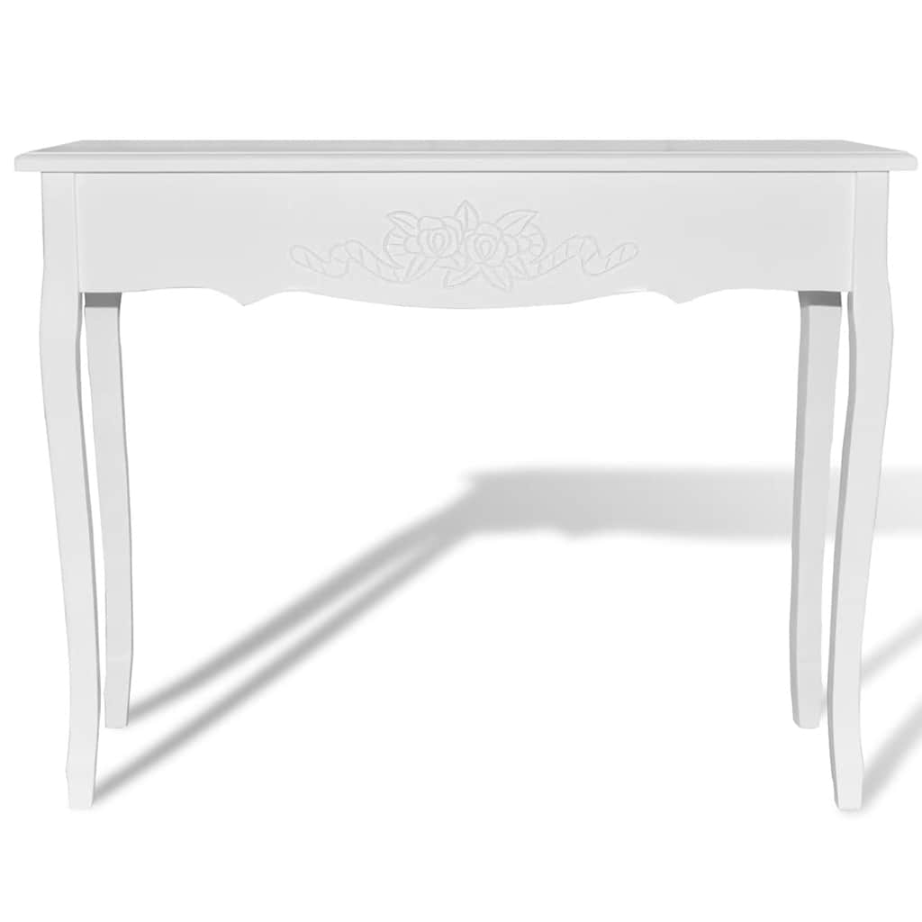 241144 vidaXL Dressing Console Table White