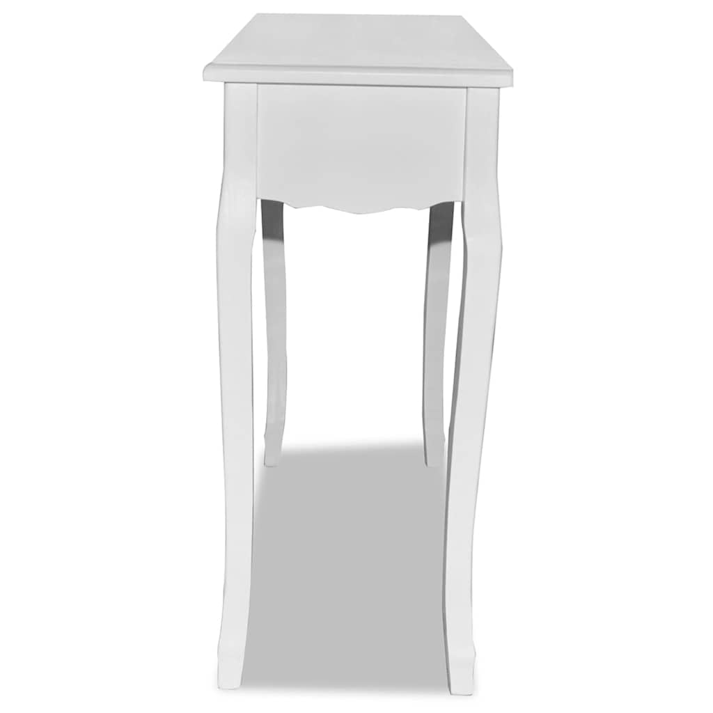 241144 vidaXL Dressing Console Table White