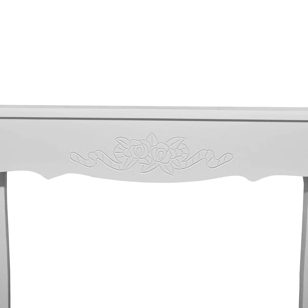 241144 vidaXL Dressing Console Table White