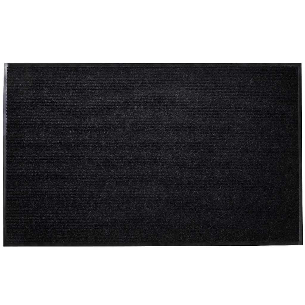 Door Mat Black 90 x 60 cm PVC