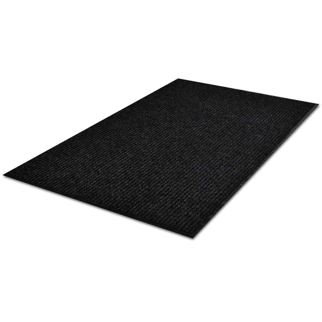 Door Mat Black 90 x 60 cm PVC