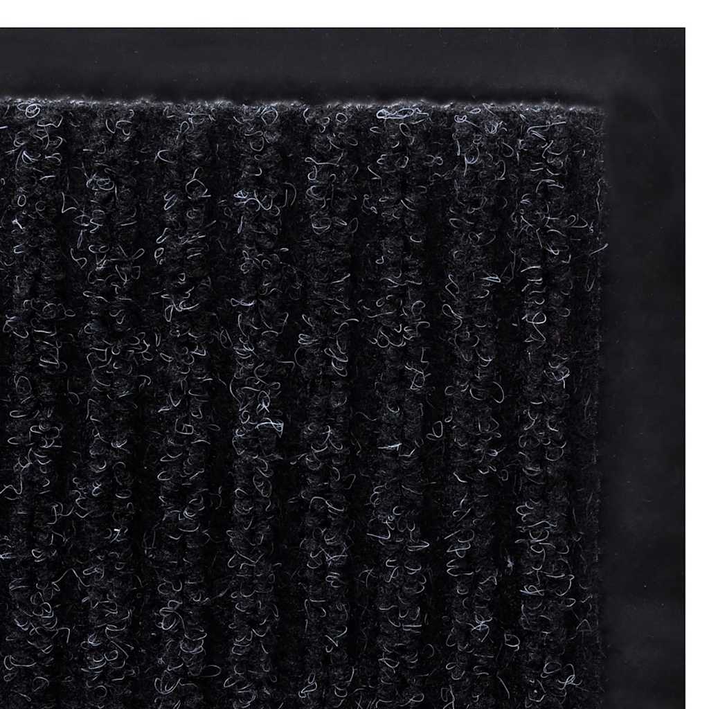 Door Mat Black 90 x 60 cm PVC