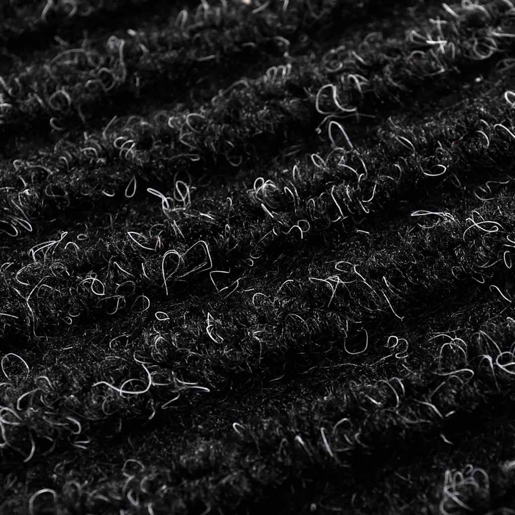 Door Mat Black 90 x 60 cm PVC
