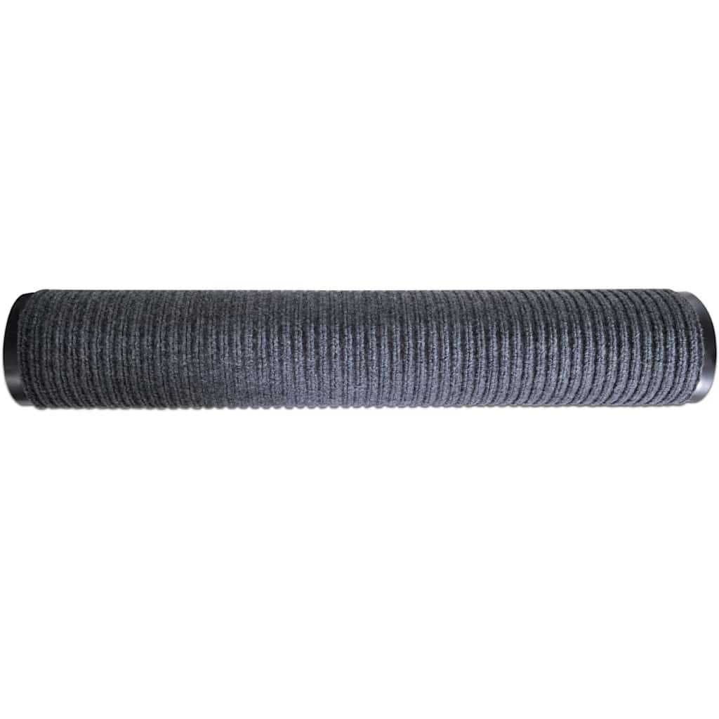 Door Mat Grey 90 x 60 cm PVC