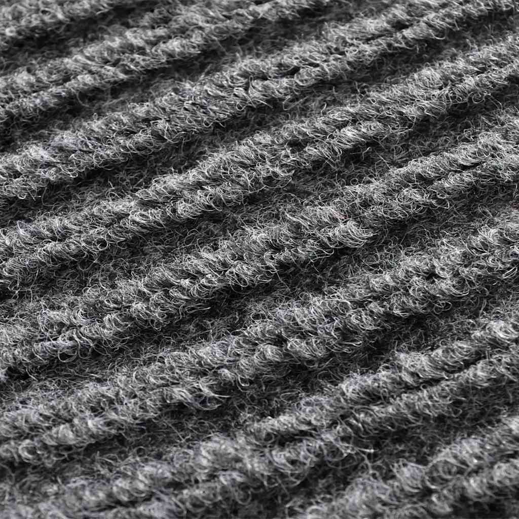 Door Mat Grey 90 x 60 cm PVC