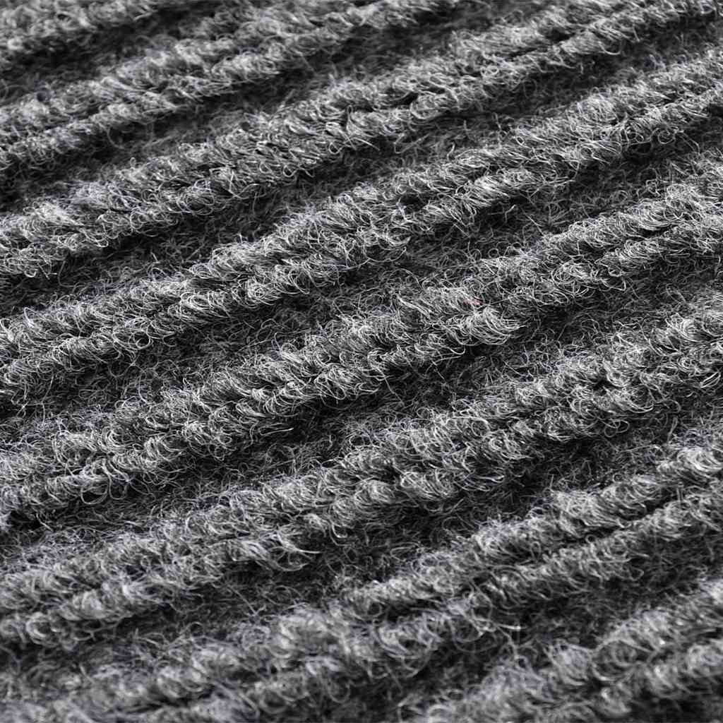 Door Mat Grey 90 x 60 cm PVC