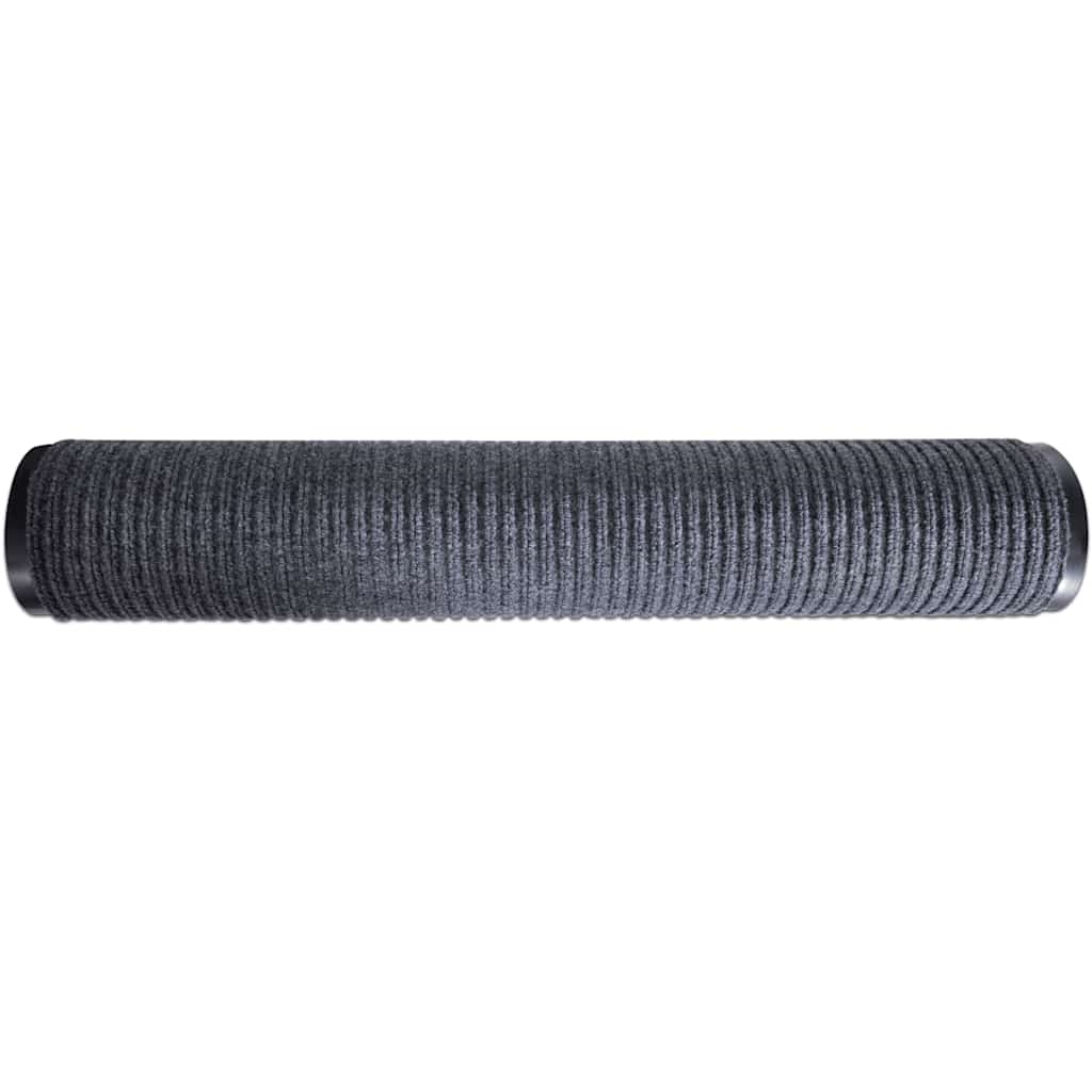 Door Mat Grey 90 x 120 cm PVC