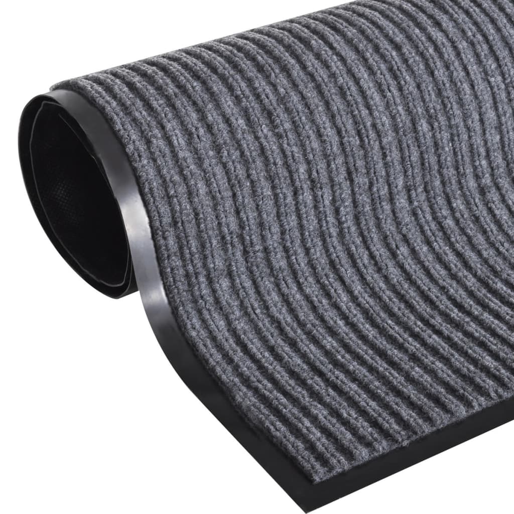 Door Mat Grey 90 x 150 cm PVC