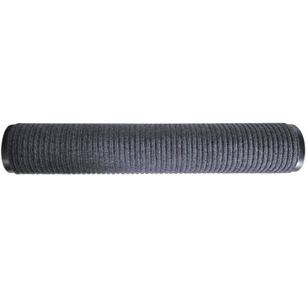 Door Mat Grey 90 x 150 cm PVC