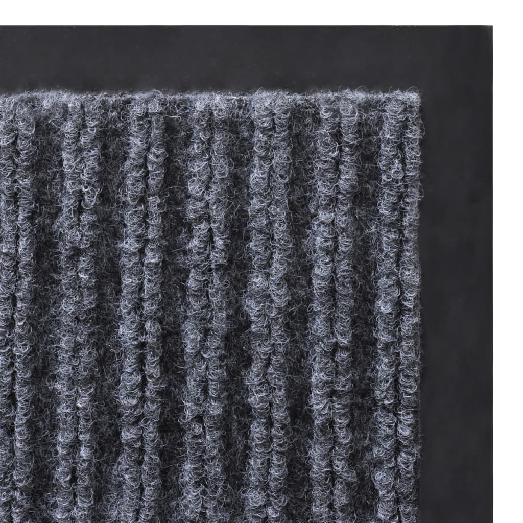 Door Mat Grey 90 x 150 cm PVC