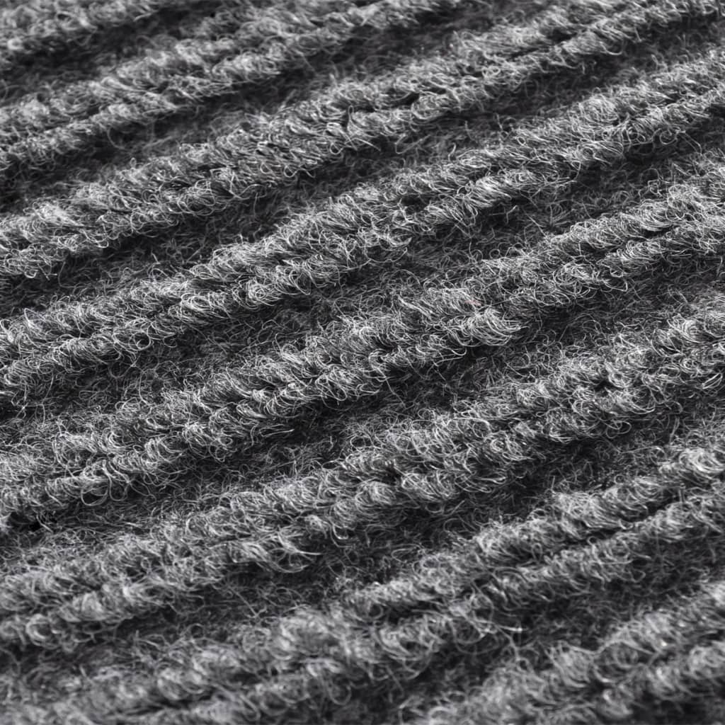 Door Mat Grey 90 x 150 cm PVC