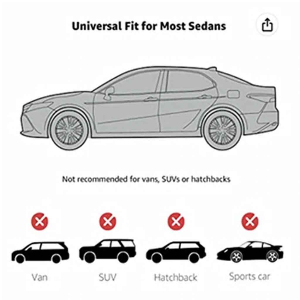 210262 vidaXL Car Cover Nonwoven Fabric M