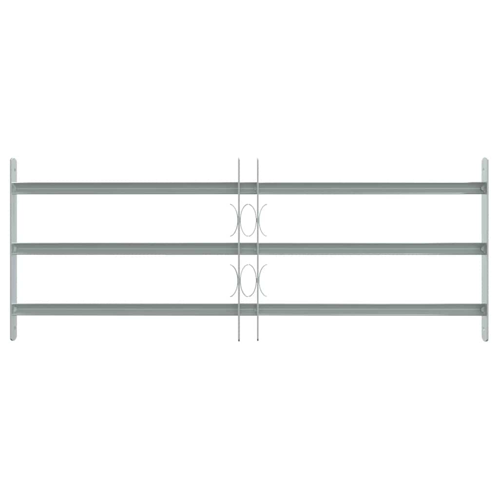 Adjustable Security Grille for Windows with 3 Crossbars 700-1050 mm