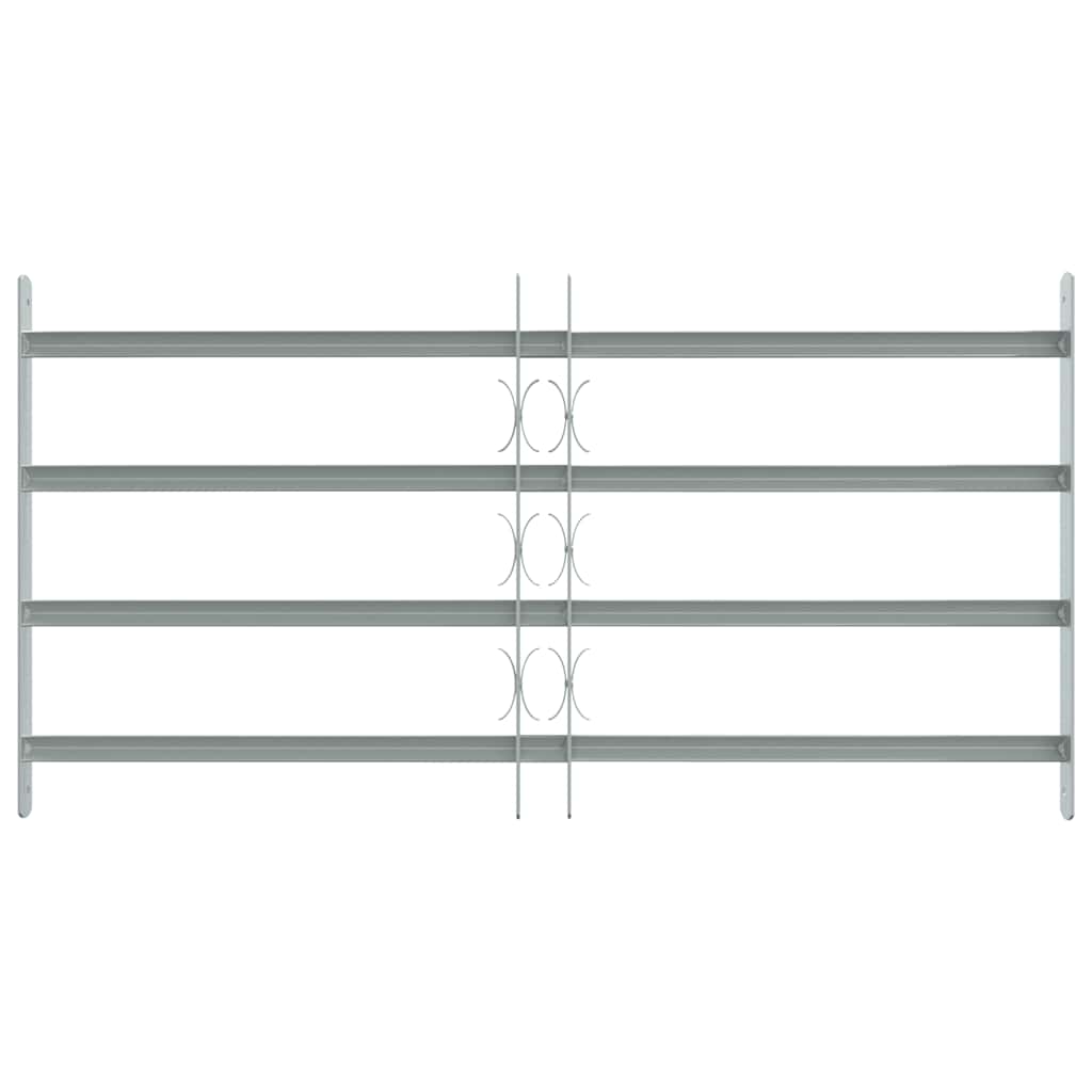 Adjustable Security Grille for Windows with 4 Crossbars 700-1050 mm