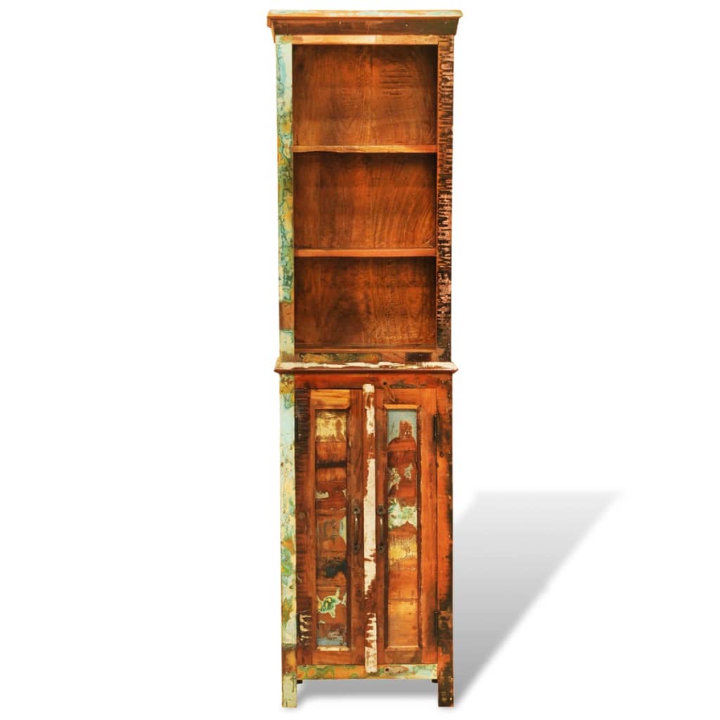 Vintage Style Reclaimed Solid Wood Bookshelf