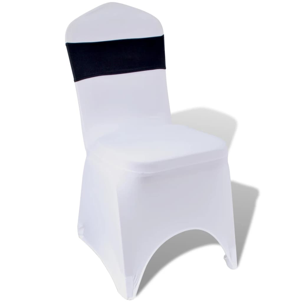 25 pcs Black Stretchable Decorative Chair Band with Diamond Buckle