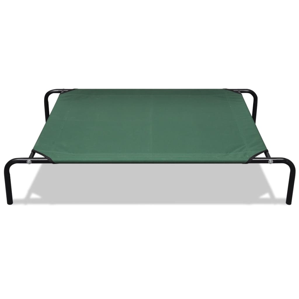 Elevated Pet Bed with Steel Frame 90 x 60 cm