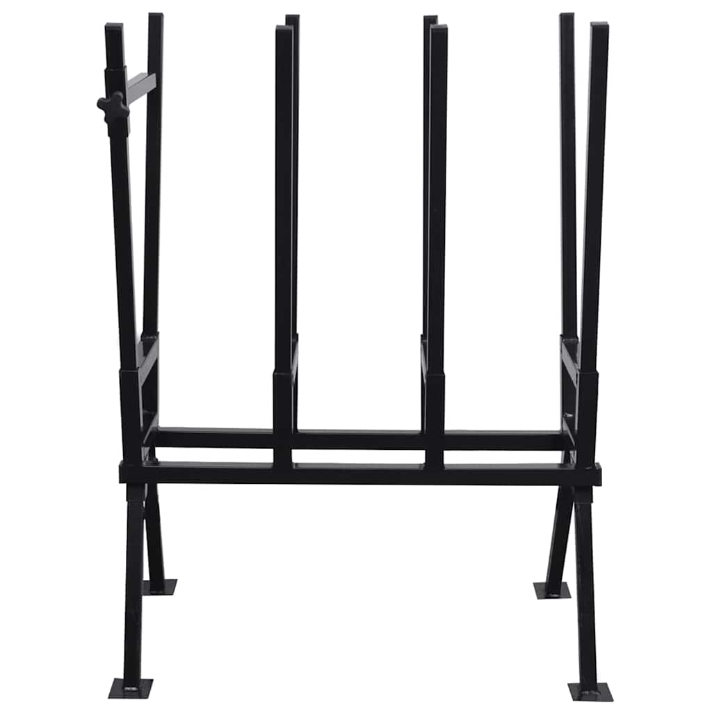 Black Powder-Coated Saw Horse for Woodworking