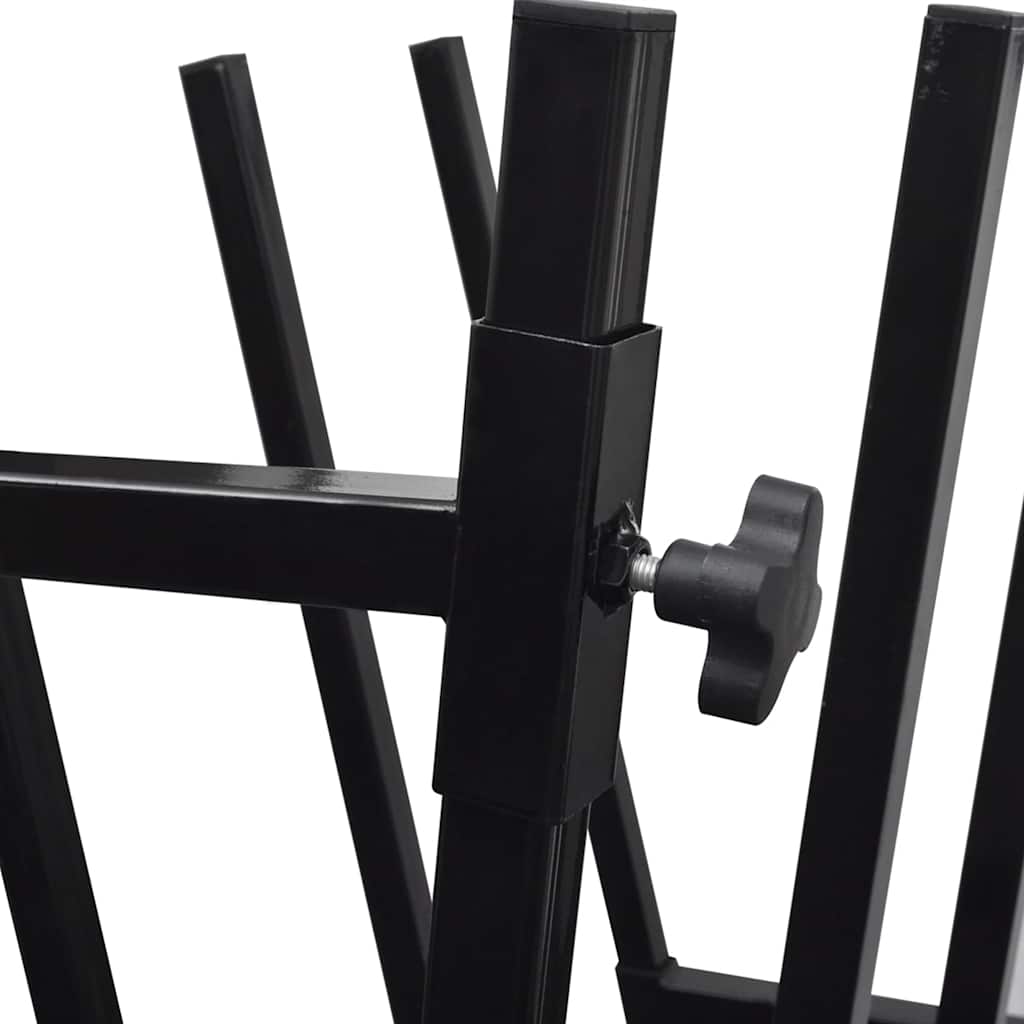Black Powder-Coated Saw Horse for Woodworking