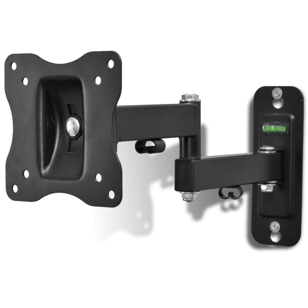 Single-armed Swivel Tilt Wall Mounted TV Bracket 100x100mm 10"-23"