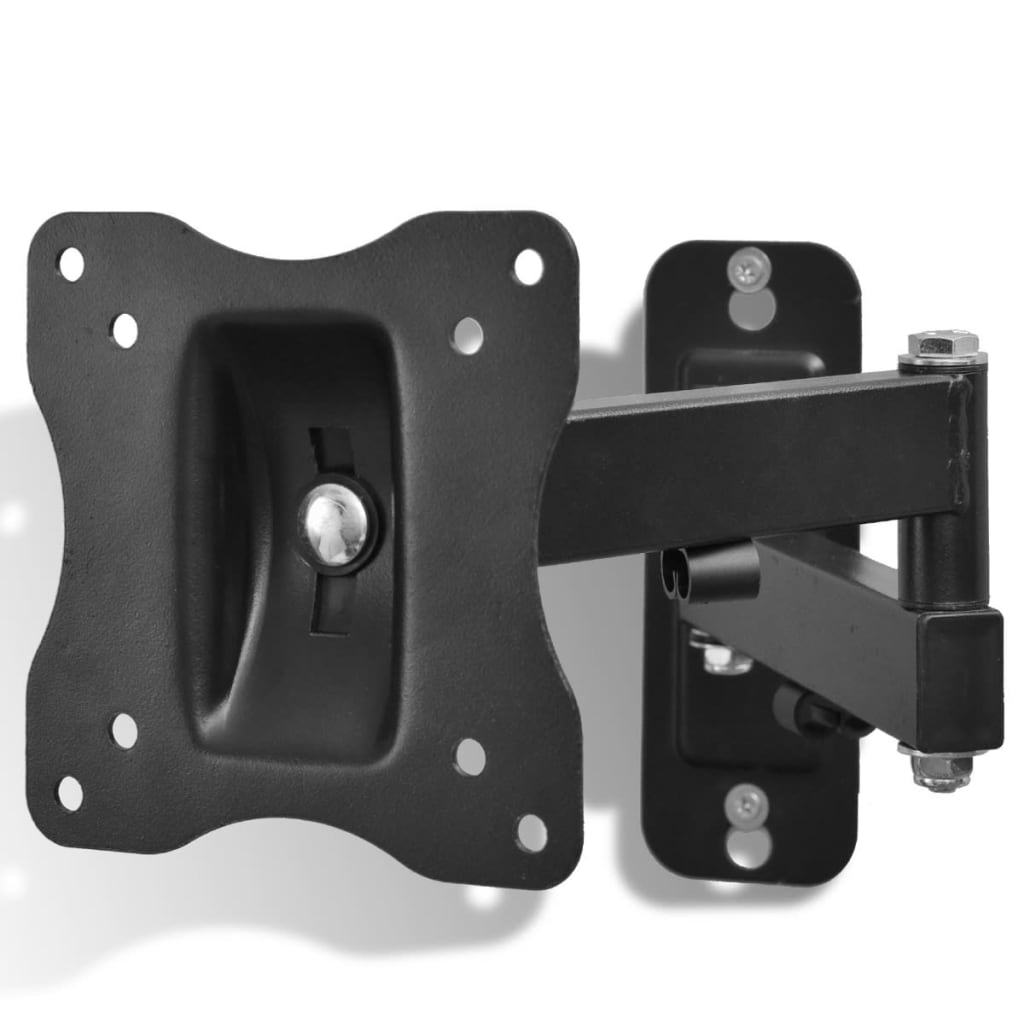 Single-armed Swivel Tilt Wall Mounted TV Bracket 100x100mm 10"-23"