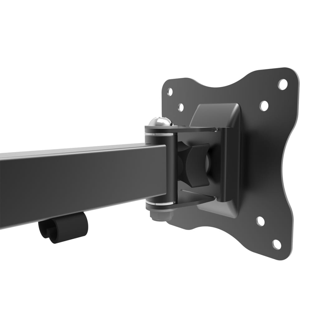 Single-armed Swivel Tilt Wall Mounted TV Bracket 100x100mm 10"-23"