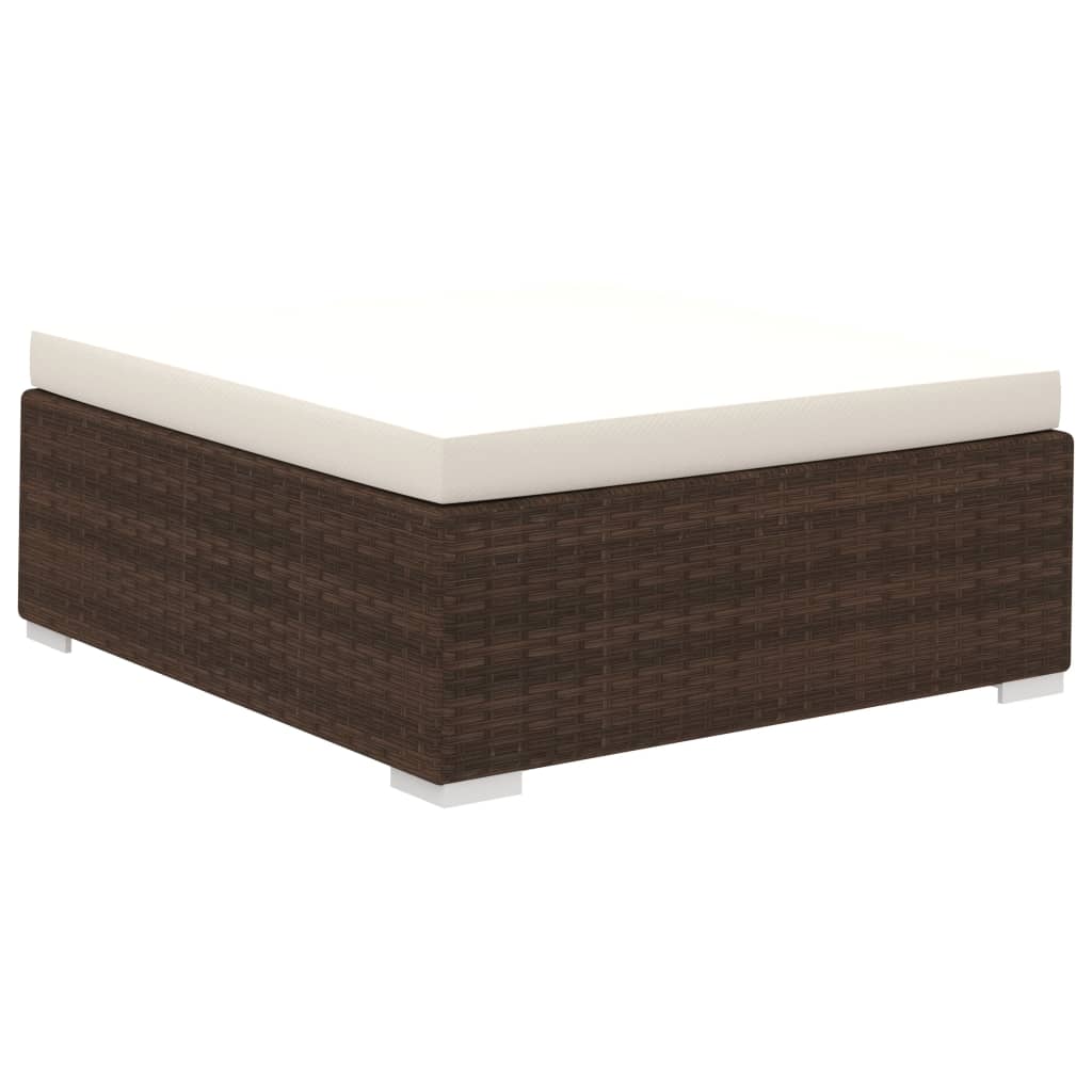 Patio Furniture | Brown | PE Rattan | Set | Modular | Patio Lounge Set