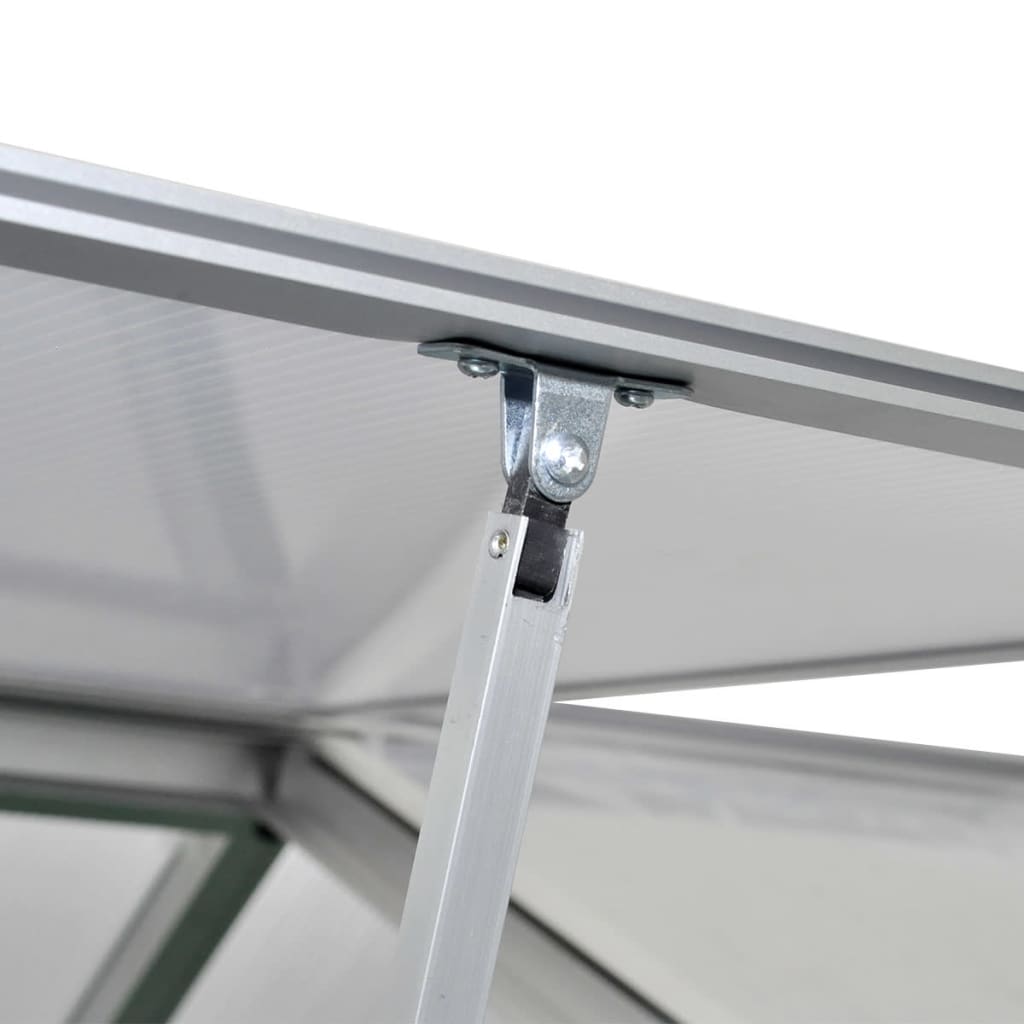 vidaXL Reinforced Aluminium Greenhouse with Base Frame 9.025 m²