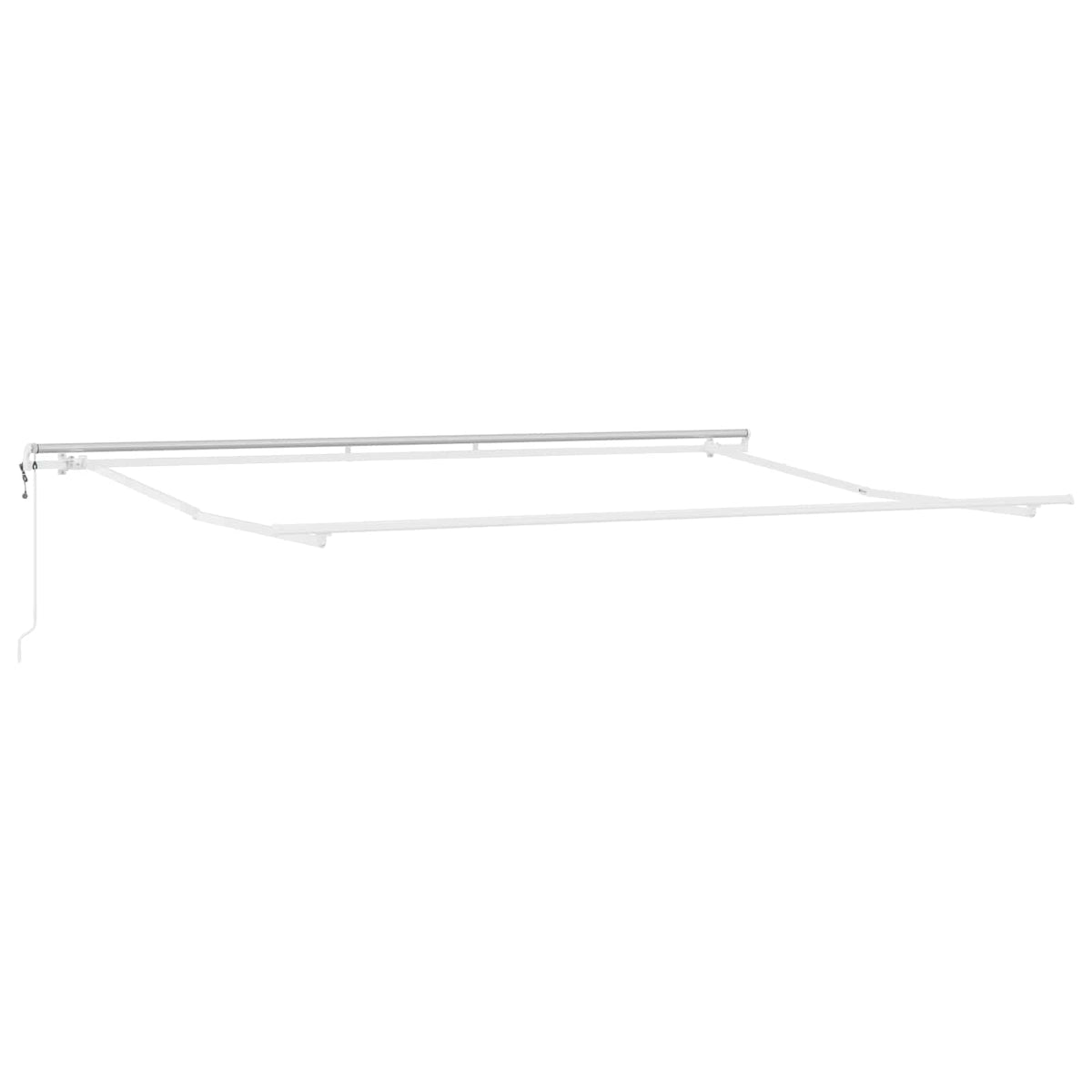 Awning Frame 4x3 m Automatic Roll-back Aluminium