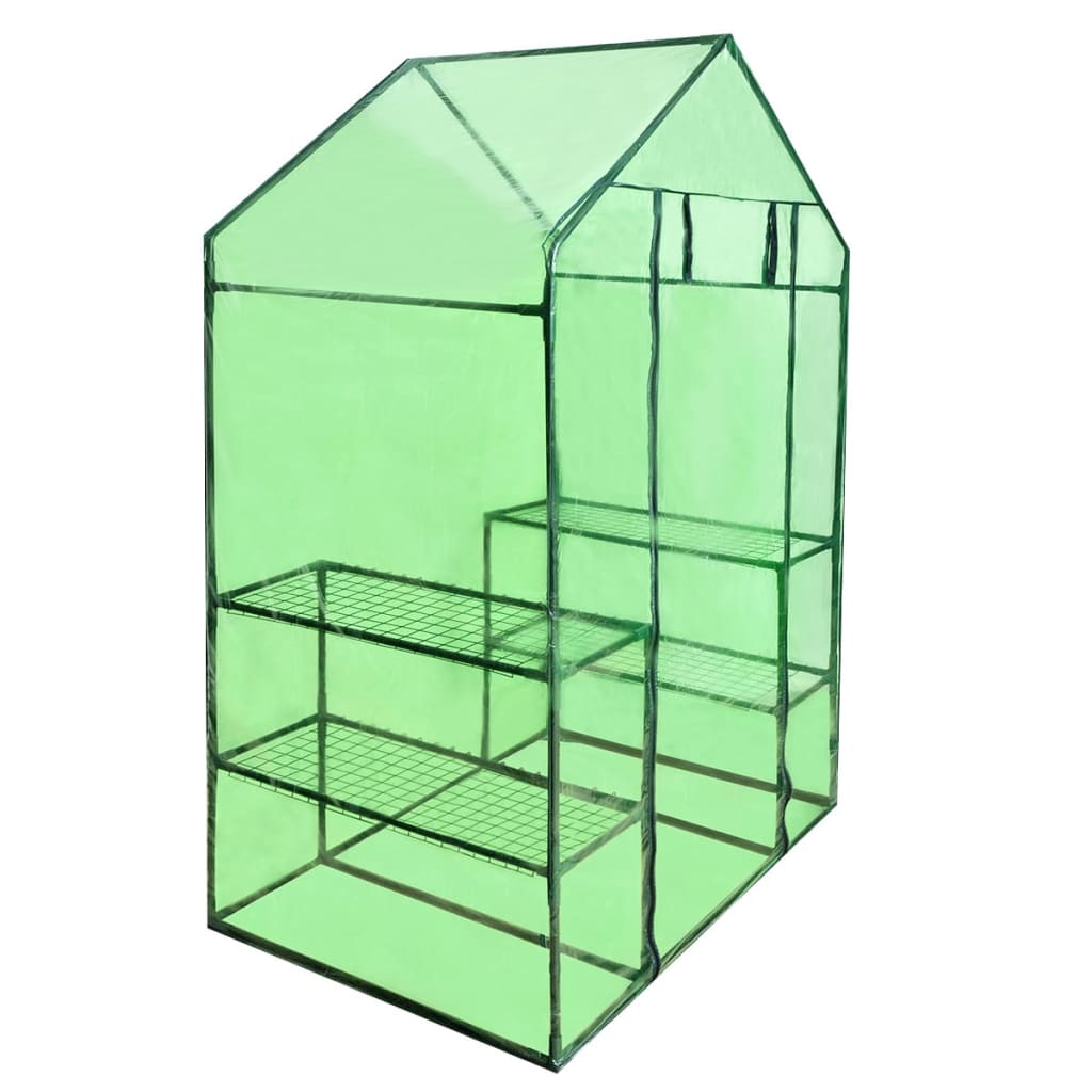Greenhouse | Transparent green | Powder-coated steel | 120 x 80 x 190 cm