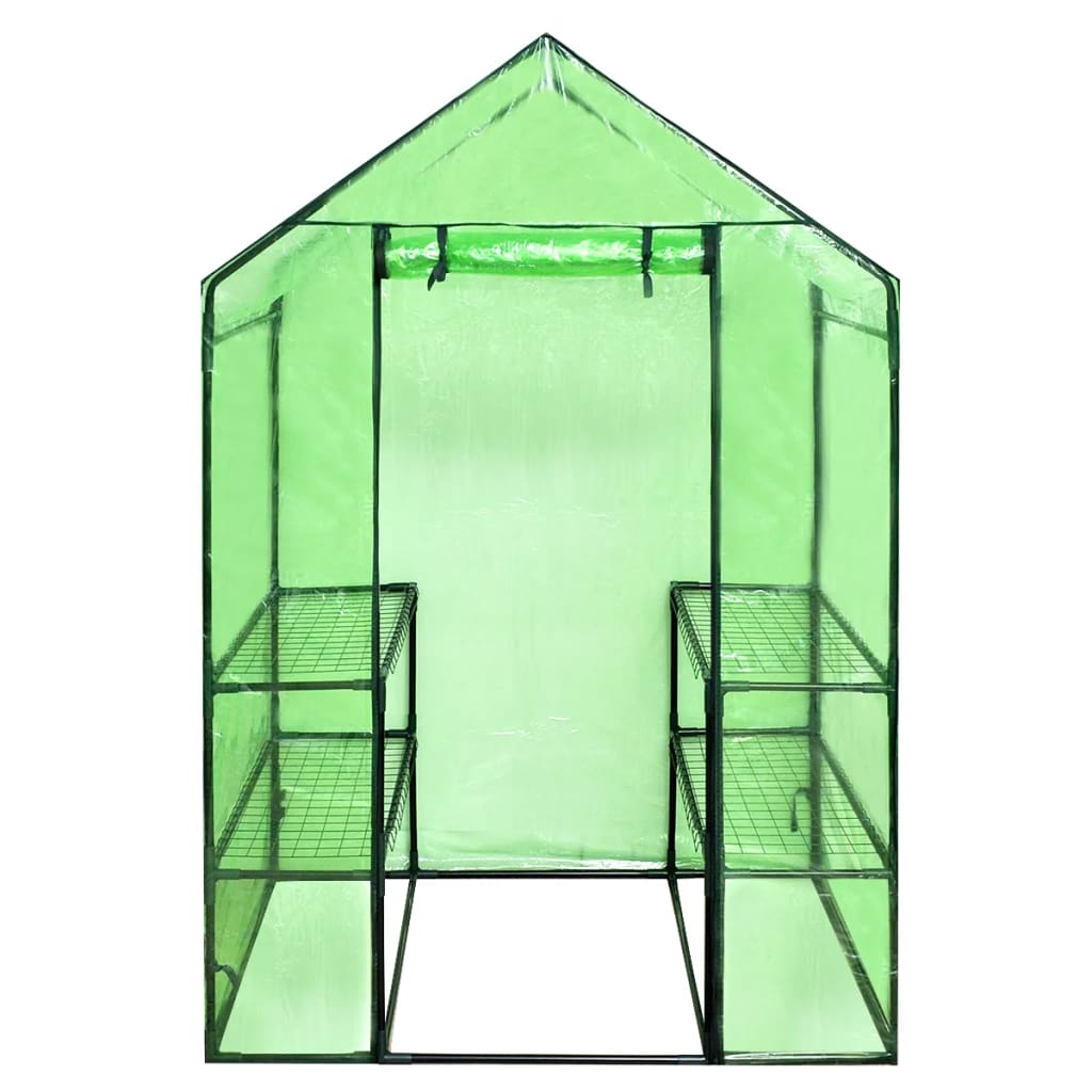 Greenhouse | Transparent green | Powder-coated steel | 120 x 80 x 190 cm