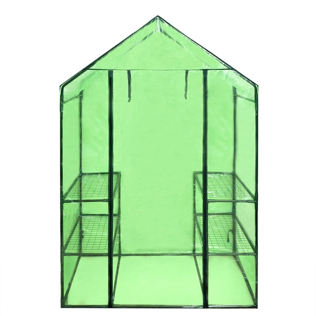 Greenhouse | Transparent green | Powder-coated steel | 120 x 80 x 190 cm
