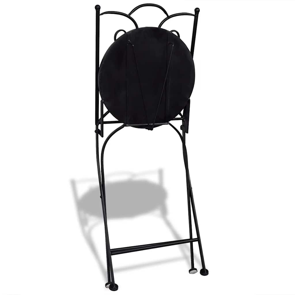 Garden Chair | Set of 2 | Terracotta | Powder-coated iron, Ceramic