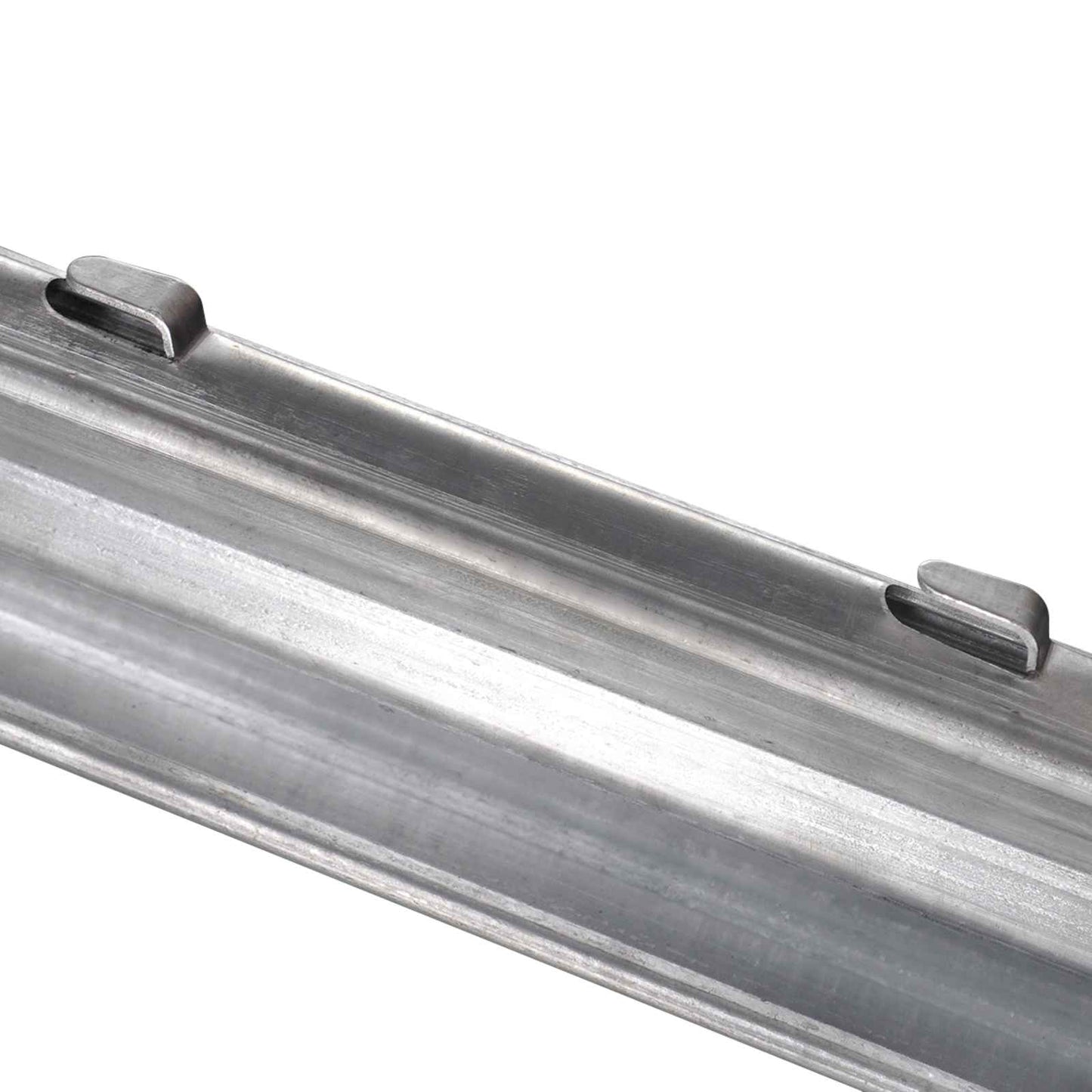 Fence Post 10 pcs Silver 200 cm Steel