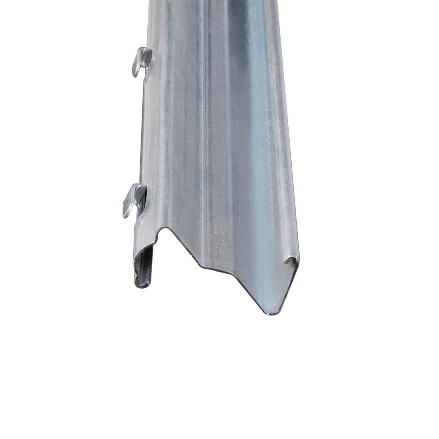Fence Post 10 pcs Silver 200 cm Steel