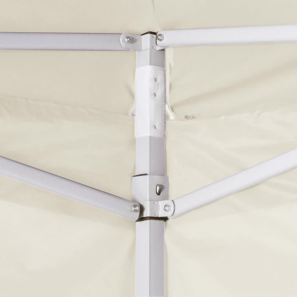 41464 vidaXL Cream Foldable Tent 3 x 3 m with 4 Walls