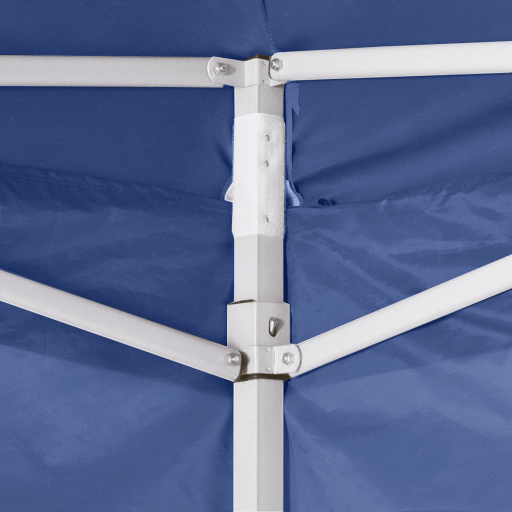 41466 vidaXL Blue Foldable Tent 3 x 3 m with 4 Walls