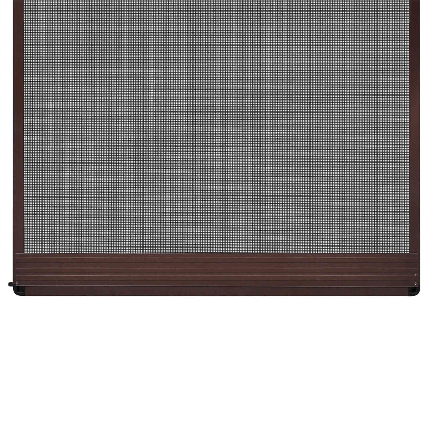 Hinged Insect Screen Manual Brown and Black 120 x 240 cm
